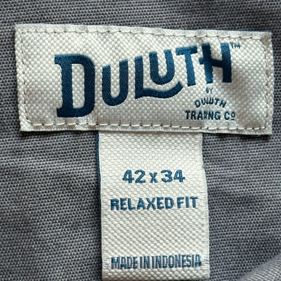 Men's Gray DuluthFlex Fire Hose Relaxed Fit Sweat Management Cargo Work Pants - Picture 4 of 9